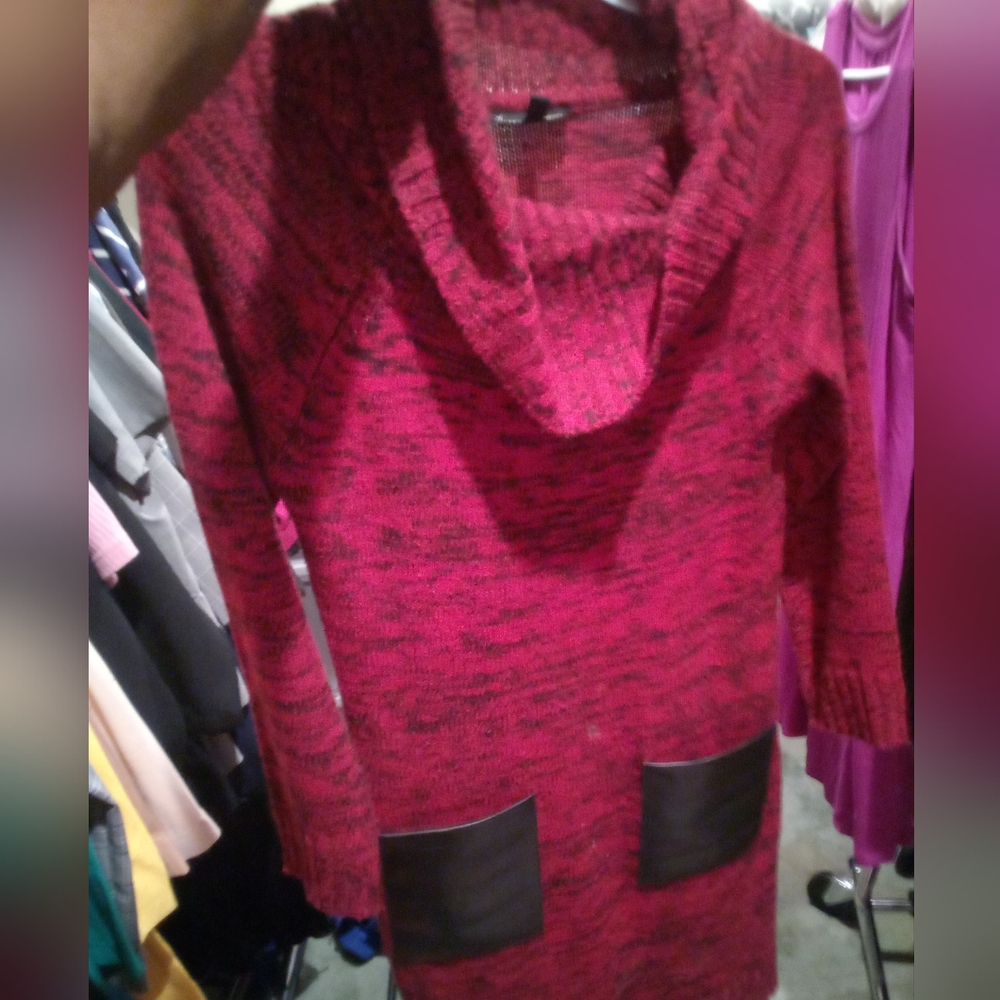 Allison Andrews sweater dress with pockets